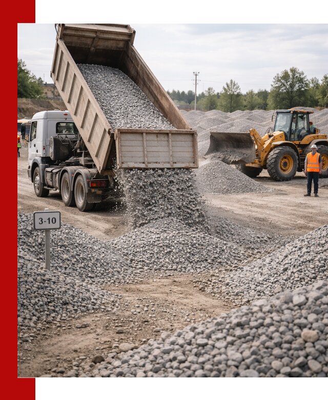 Гранитный щебень фракции 3–10: доставка и продажа в Кемерово
