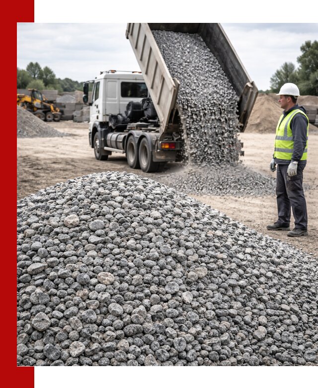 Доставка и продажа гранитного щебня фракции 5-20 в Кемерово