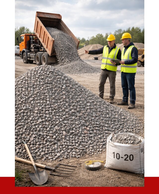 Гранитный щебень фракция 10-20 в Кемерово от 4371 руб.|ПРОНЕРУДКмр