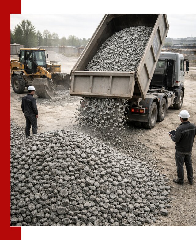 Доставка гранитного щебня фракции 20-40 в Кемерово