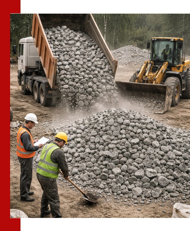 Гранитный щебень фракция 70-150 доставка в Кемерово