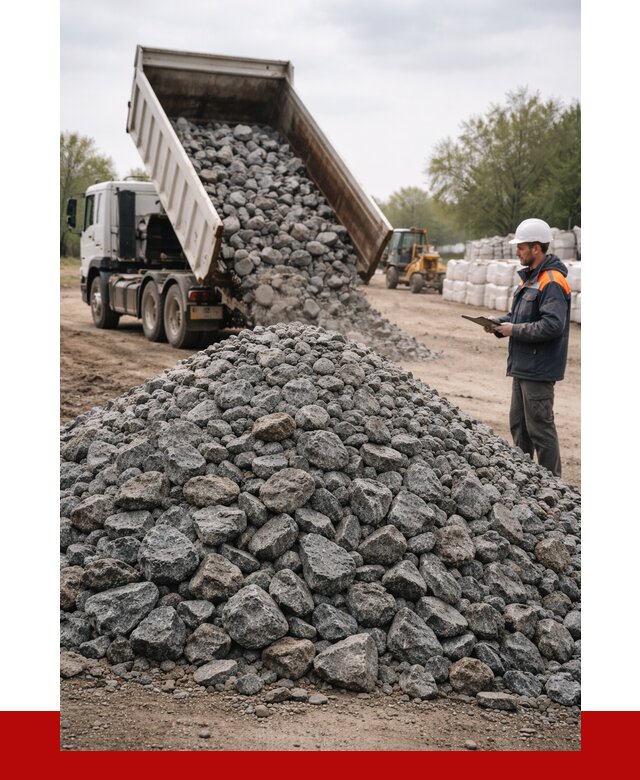 Гранитный щебень фракция 100-200 в Кемерово от 4371 р. ПРОНЕРУДКмр