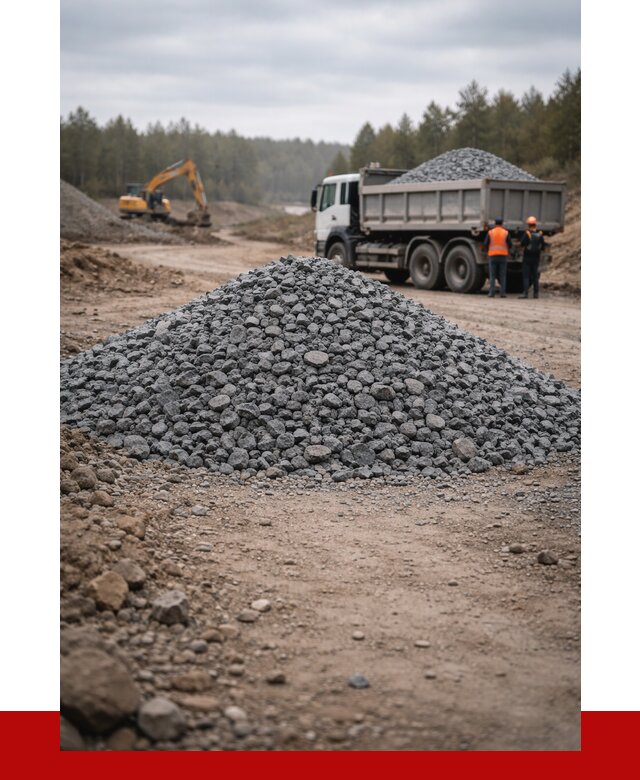 Щебень габбро диабаз фракция 40-70 в Кемерово от 2289 р-ПРОНЕРУДКмр