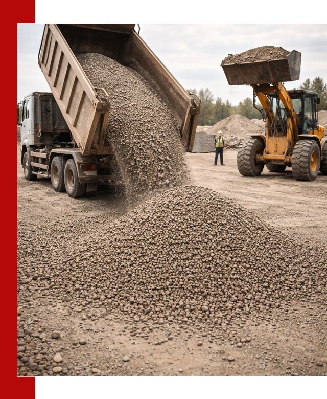 Гравийный щебень фракция 3–10 с доставкой в Кемерово