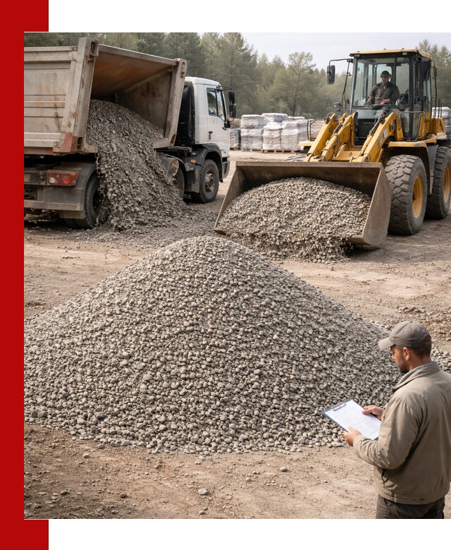 Гравийный щебень фракция 5–10 с доставкой в Кемерово