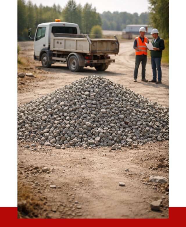 Гравийный щебень фракция 20-40 в Кемерово от 1249 р. | ПРОНЕРУДКмр