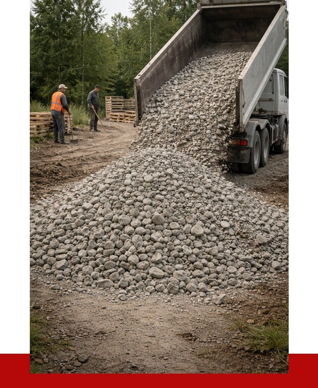 гравийный щебень фракция 70-120 в Кемерово от 2549 р. ПРОНЕРУДКмр