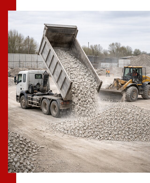 Доставка и продажа известнякового щебня в Кемерово