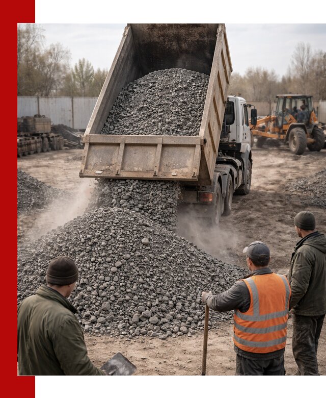 Доставка шлакового щебня в удобные сроки по выгодной цене в Кемерово
