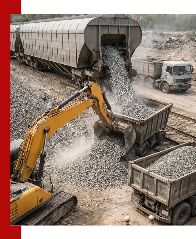 Доставка железнодорожного щебня в Кемерово крупными партиями быстрого отгруза