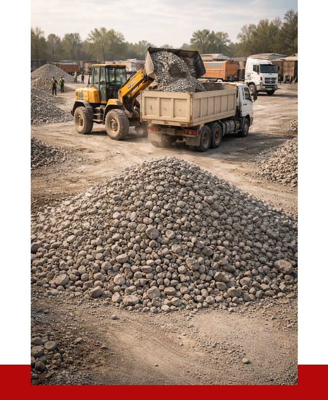 Вторичный щебень фракция 40-70 в Кемерово от 1811 р, ПРОНЕРУДКмр