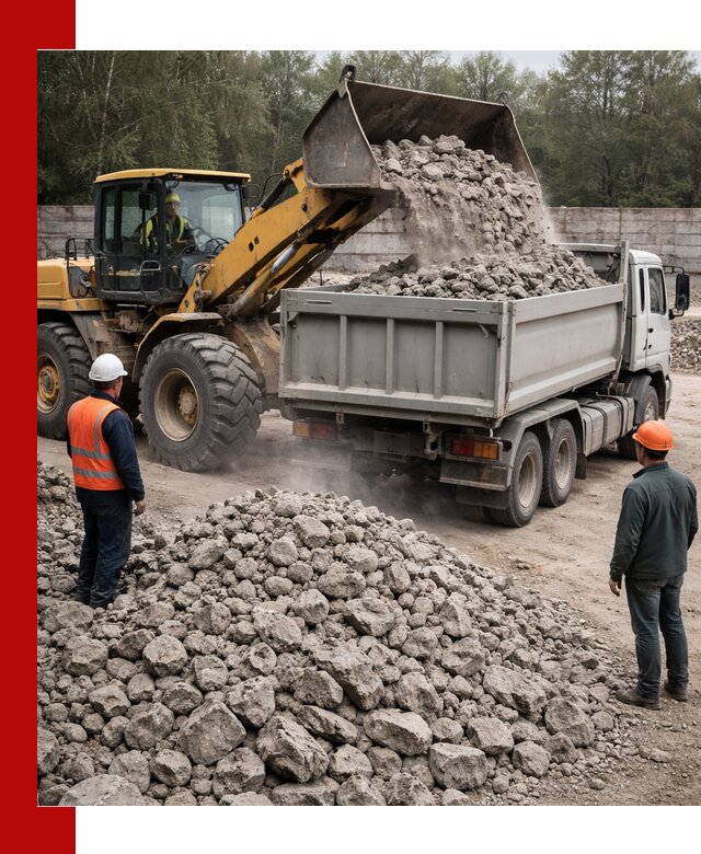 Вторичный щебень фракция 70–150 в Кемерово с доставкой