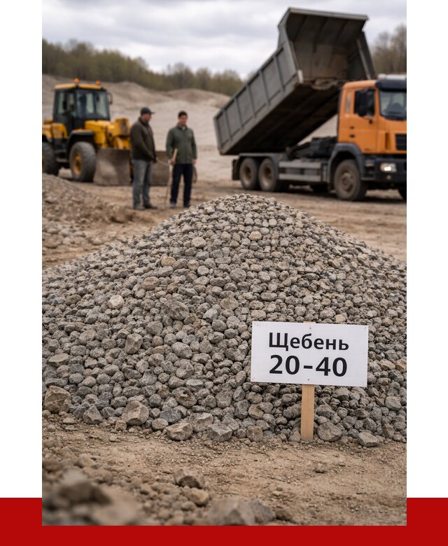 Бетонный щебень фракция 20-40 в Кемерово от 2549 р. | ПРОНЕРУДКмр