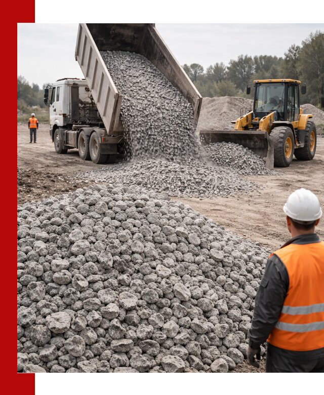 Доставка бетонного щебня фракции 20-40 в Кемерово