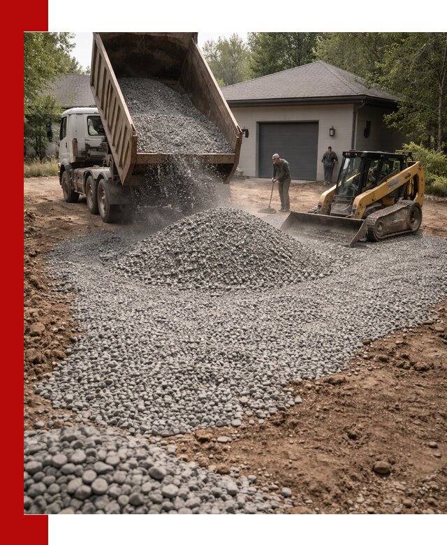 Щебень для парковки в Кемерово: доставка и укладка качественного материала