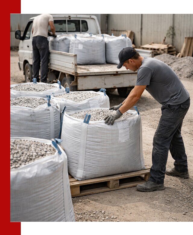 Доставка щебня в мешках по выгодным ценам в Кемерово