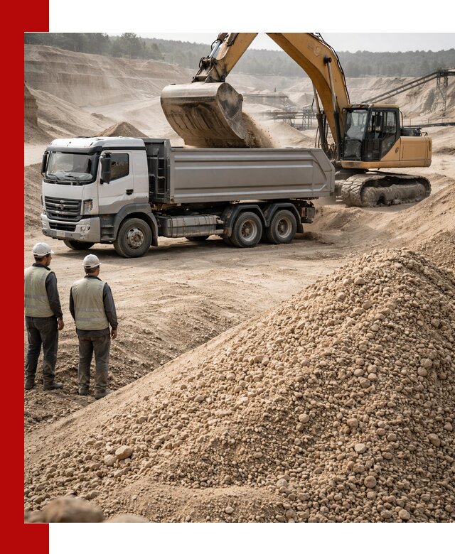 Карьерный крупнозернистый песок с доставкой в Кемерово