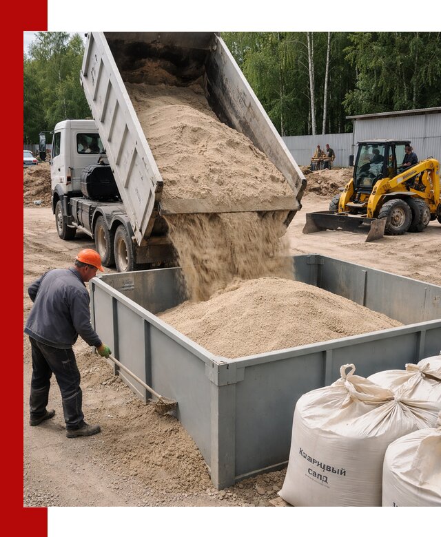 Кварцевый песок для фильтра в Кемерово — доставка и качество