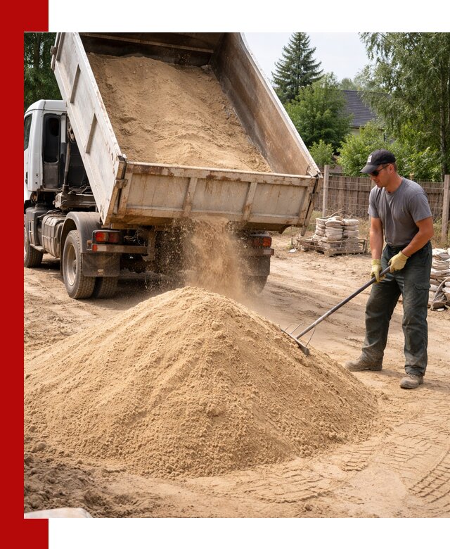 Доставка сухого песка самосвалами в Кемерово