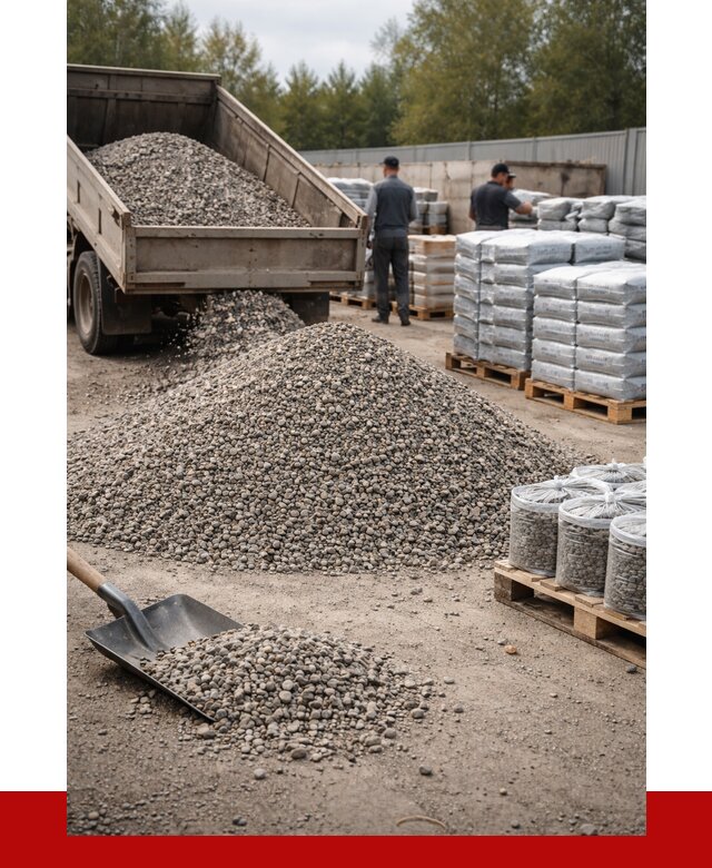 Гравий фракция 5-20 в Кемерово купить от 2393 р. ПРОНЕРУДКмр