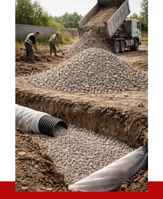 Гравий для дренажа в Кемерово от 2289 р., доставка ПРОНЕРУДКмр