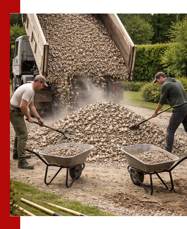 Доставка и продажа декоративной гальки в Кемерово