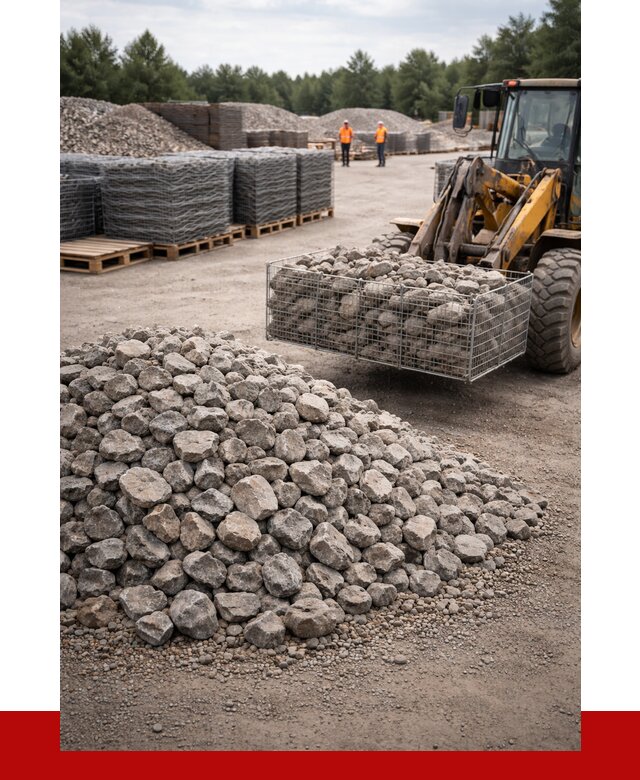 Камень для габионов фракция 70-150 в Кемерово от 4371 р. | ПРОНЕРУДКмр