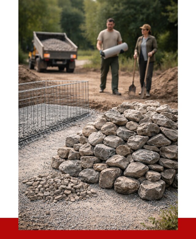 Камень для габионов фракция 100-200 в Кемерово от 4995 р. | ПРОНЕРУДКмр