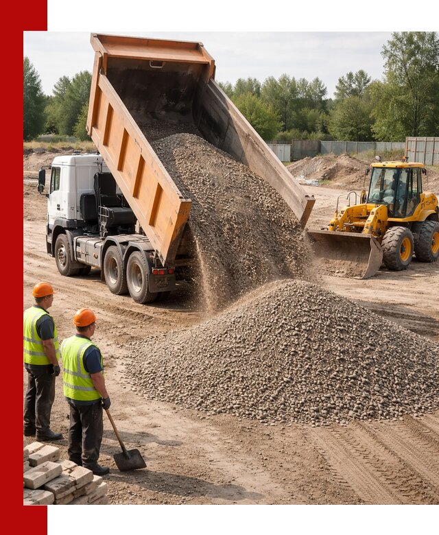 Доставка щебёночно-песчаной смеси ЩПС С7 в Кемерово