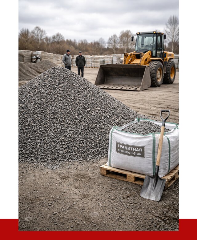 Купить гранитную крошку в Кемерово от 4995 р. с доставкой | ПРОНЕРУДКмр