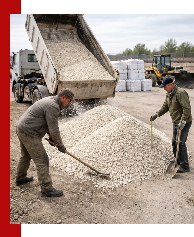 Мраморная крошка с доставкой и разгрузкой в Кемерово