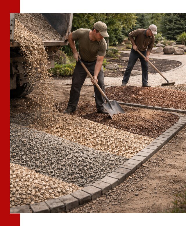 Декоративная крошка для ландшафта в Кемерово — продажа и доставка