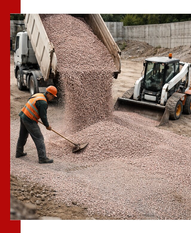 Крошка розовый гранит с доставкой в Кемерово от производителя