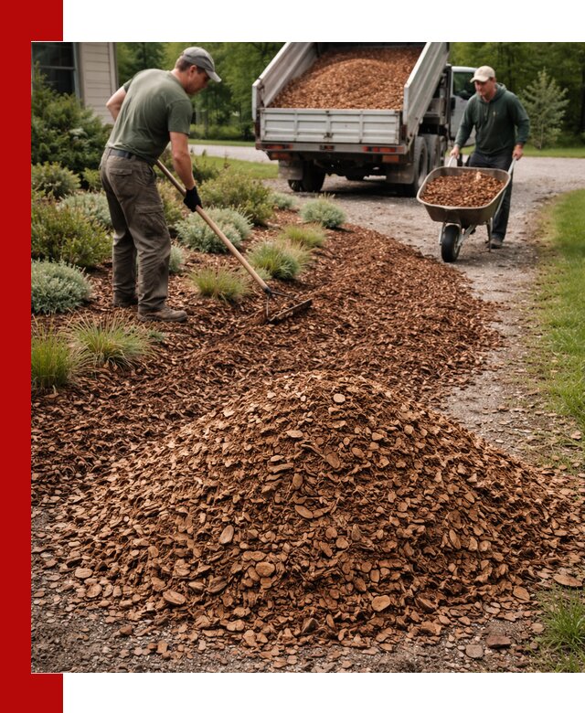 Крошка для мульчирования с доставкой в Кемерово