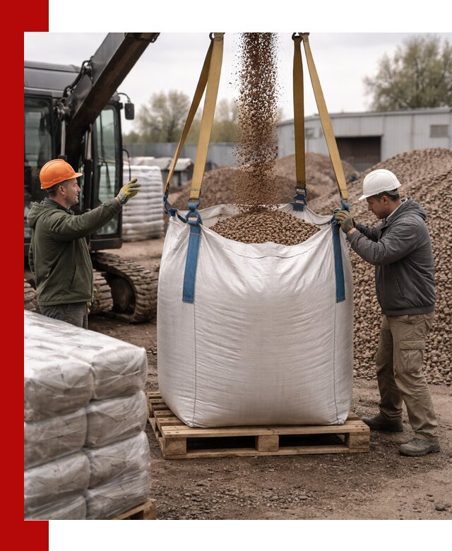 Керамзит в биг-бегах с доставкой в Кемерово
