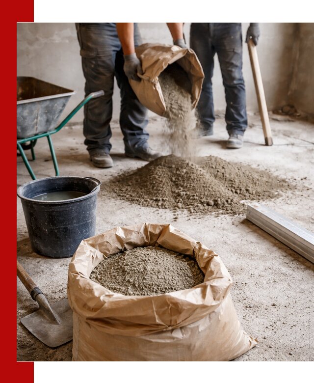 Доставка сухой смеси для стяжки в Кемерово