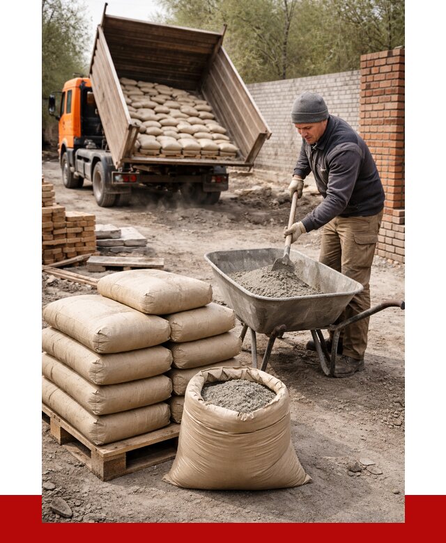 Купить сухую смесь для кладки в Кемерово от 1249 р. | ПРОНЕРУДКмр