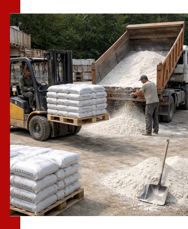 Доставка строительной извести оптом и в розницу в Кемерово