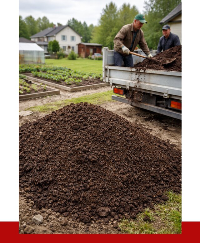 Плодородный грунт в Кемерово с доставкой от 4371 р. | ПРОНЕРУДКмр