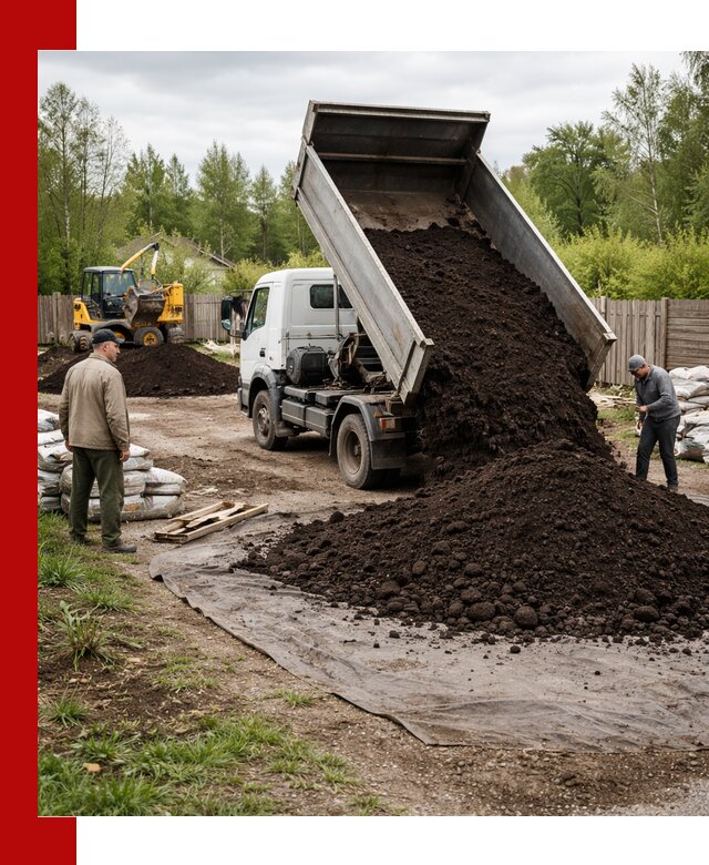 Доставка качественного почвогрунта в Кемерово оптом и в розницу