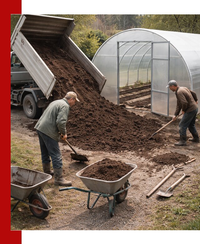 Грунт для теплицы с доставкой в Кемерово — плодородный субстрат под растения