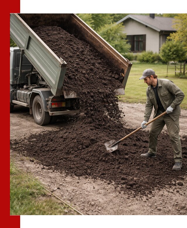 Чернозем для газона с доставкой в Кемерово быстро и качественно