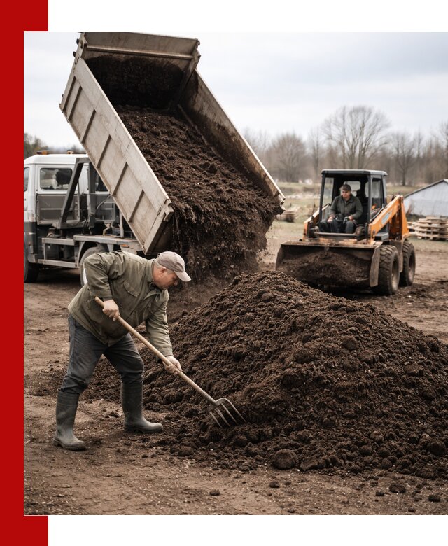 Доставка и продажа перегноя в Кемерово быстро и дешево
