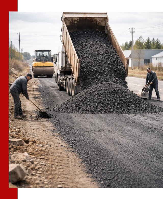 Асфальтовая крошка для дорог в Кемерово — поставка и доставка