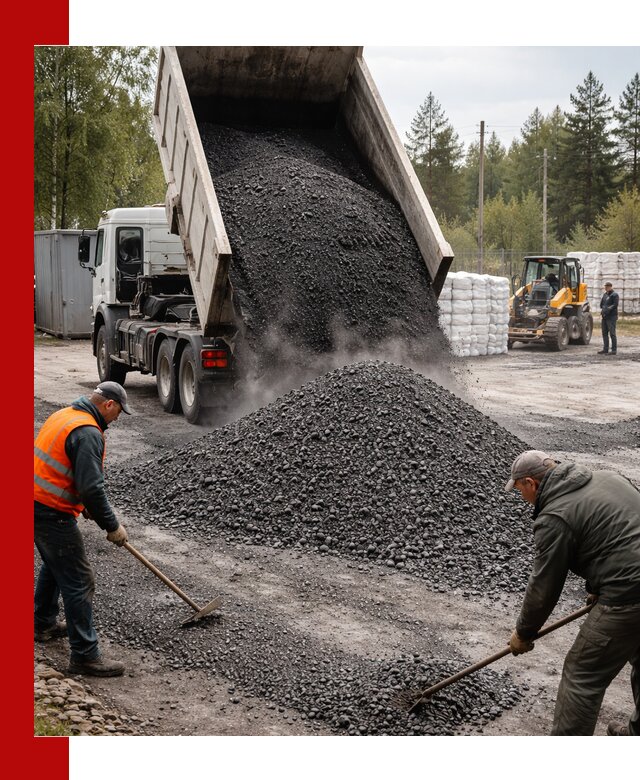 Доставка и продажа асфальтного гранулята в Кемерово
