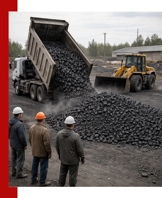 Доставка угля антрацита в Кемерово с самосвалами и погрузкой