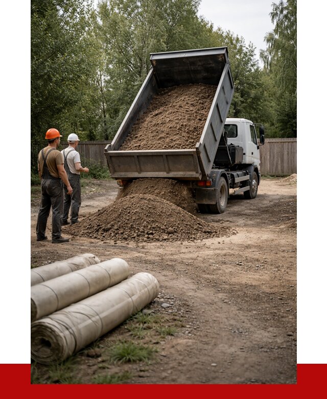 Доставка сыпучих материалов самосвалом в [cvi] от 4371 р. | ПРОНЕРУДКмр