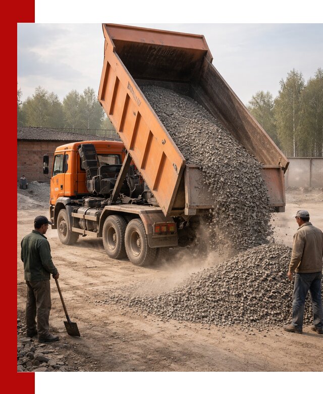 Доставка самосвалом 20 м3 в Кемерово быстро и надежно