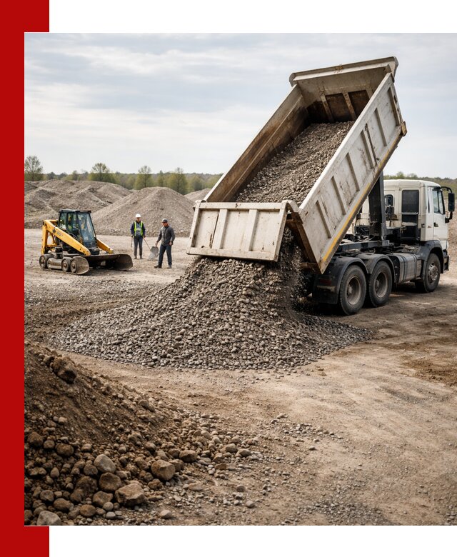 Доставка самосвалом 25 м³ в Кемерово быстро и надежно