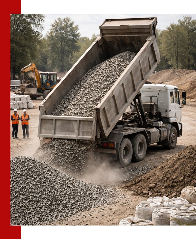 Аренда самосвала в Кемерово для доставки сыпучих и нерудных материалов